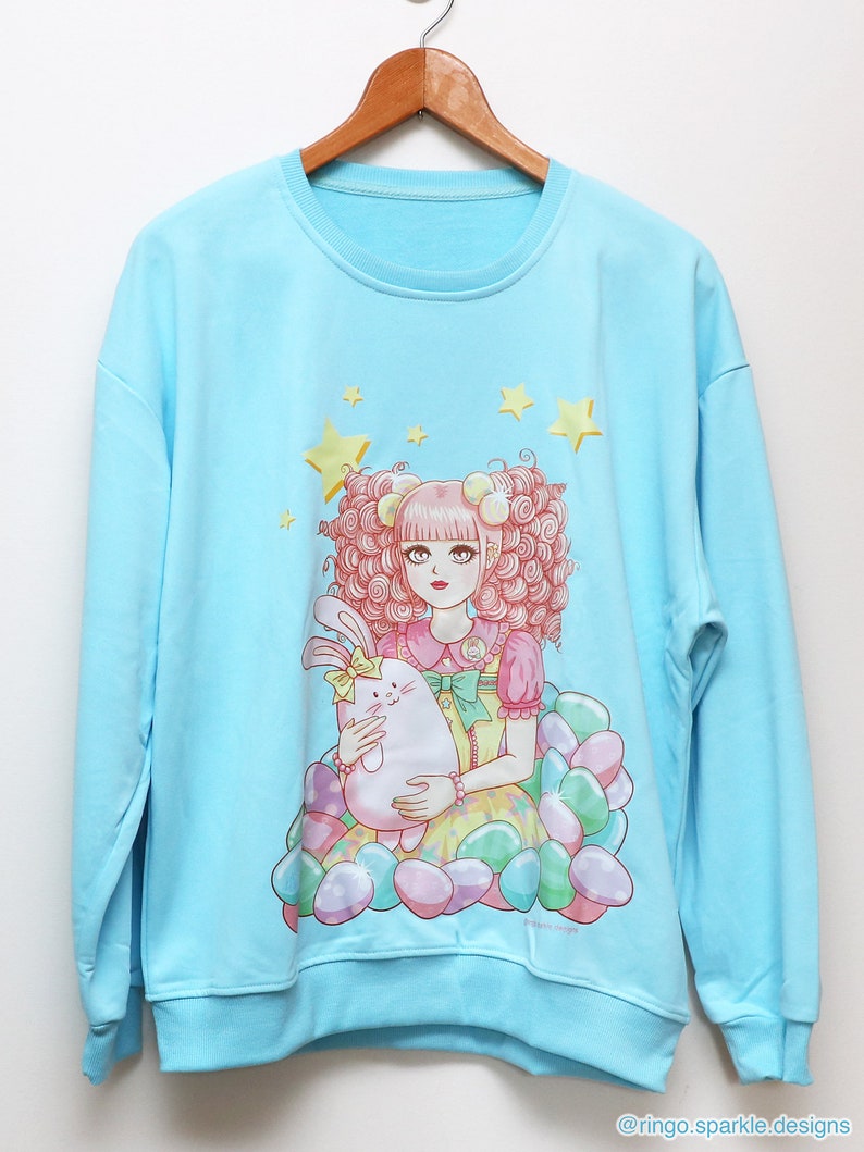 Fluffy Candy Bunny Sweater image 2