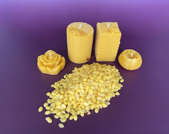 1 KG 100% pure beeswax for making your own candles