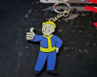 Vault Boy - Fallout Keychain - Etsy
