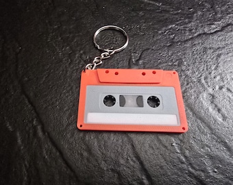 3D Printed Cassette Keychain