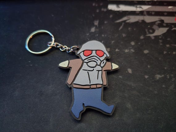 Fallout New Vegas NCR Keychain – NCR Ranger Keyring – Fallout Gaming Gift – New Vegas Fan Gift