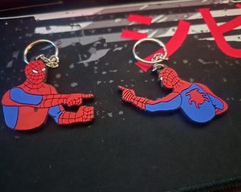 Pointing spiderman meme