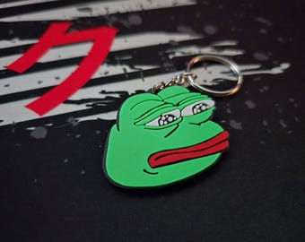 Feelsbadman Pepe Keychain