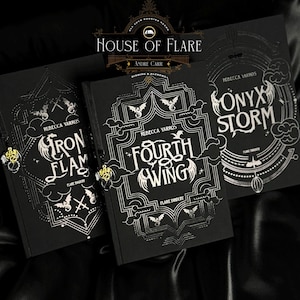 Fourth Wing-trilogin – Obsidian Editions BESTÄLLNINGSTILLVERKAD Specialrebound