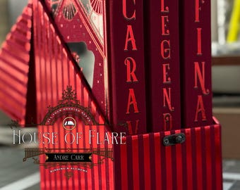 Serie Caraval (CON ESTUCHE) – Edición Ilusionista Granate / Personalizada / Rebound