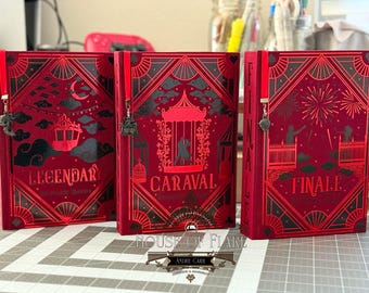Serie Caraval (SIN ESTUCHE) – Edición Ilusionista Granate / Personalizada / Rebound