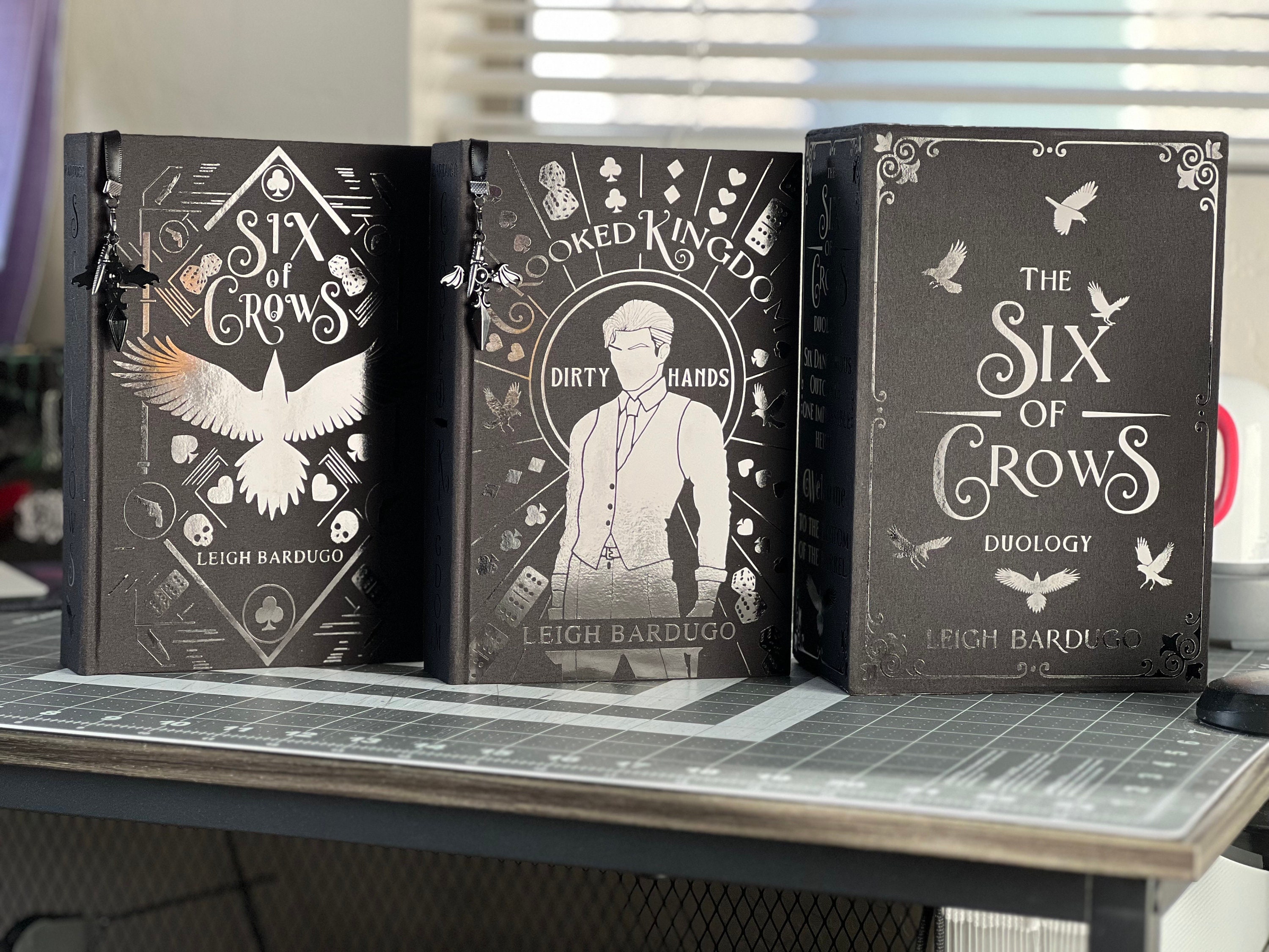 The Six of Crows Darkened Duology Handcrafted Rebound Rebind