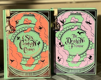Six Crimson Cranes & The Dragons Promise: Edición especial reencuadernada con bordes rociados