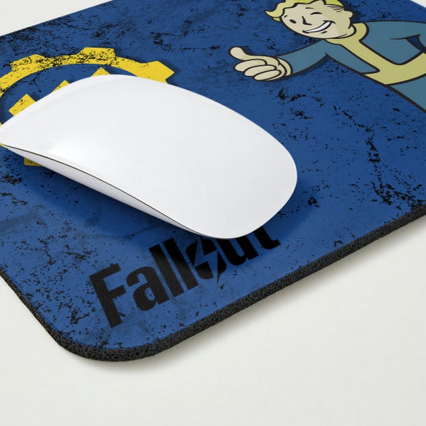 Fallout Inspired Mouse Pad - Vault 111 Vault Boy, Survive the Wasteland With Style