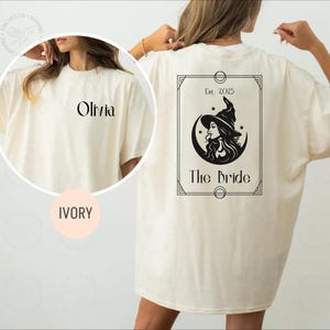 Witchy Bachelorette Shirt, Brides Coven Shirt, Halloween Bachelorette Party Shirt, Witchy Bride Tarot Card Shirt, The Coven, Celestial Bach