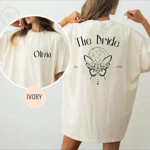 Witchy Bachelorette Shirt, Witchy Bride Tarot Card Shirt, Halloween Bachelorette Party Shirt, The Coven, Celestial Bach, Gothic Wedding Tee