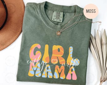Custom Mama Shirt, Girl Mom Shirt With Names, Personalized Mama T-shirt, Custom Mama Shirt, Mother's Day Shirt, Mama With Children Names Tee
