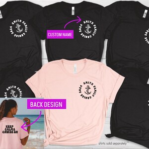 Custom Cruise Squad 2025 Shirt, Custom Family Cruise Shirts, Cruise Squad Matching Shirt, Custom Cruise Squad Group Shirt for 2025 Season
