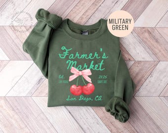 Cherries, Aesthetic Fruit Shirt, Fruit Shirt, Vintage Graphic Shirt, Foodie Gift, Aesthetic Tee, Foodie, Plant Lover Shirt, Gardener Tee