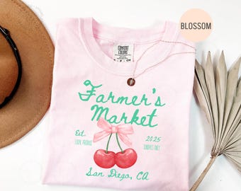 Cherries, Aesthetic Fruit Shirt, Fruit Shirt, Vintage Graphic Shirt, Foodie Gift, Aesthetic Tee, Foodie, Plant Lover Shirt, Gardener Tee