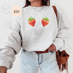 Strawberries, Aesthetic Fruit Shirt, Fruit Shirt, Vintage Graphic Shirt, Foodie Gift, Aesthetic Tee, Foodie, Plant Lover Shirt, Gardener Tee