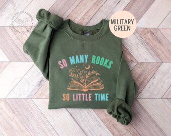 Bookworm Sweatshirt, Cute Books Lover Sweatshirt, Books Club Shirt, Books Lover Gift, Back To School Shirt, Elementary Teacher Shirt