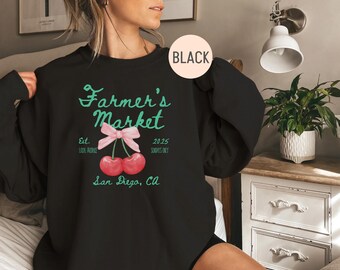 Cherries, Aesthetic Fruit Shirt, Fruit Shirt, Vintage Graphic Shirt, Foodie Gift, Aesthetic Tee, Foodie, Plant Lover Shirt, Gardener Tee