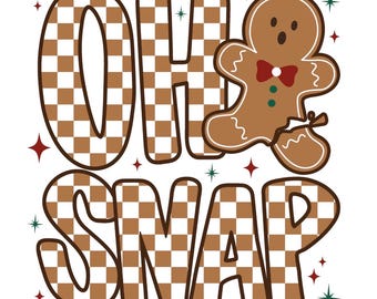 Oh Snap Checkered PNG