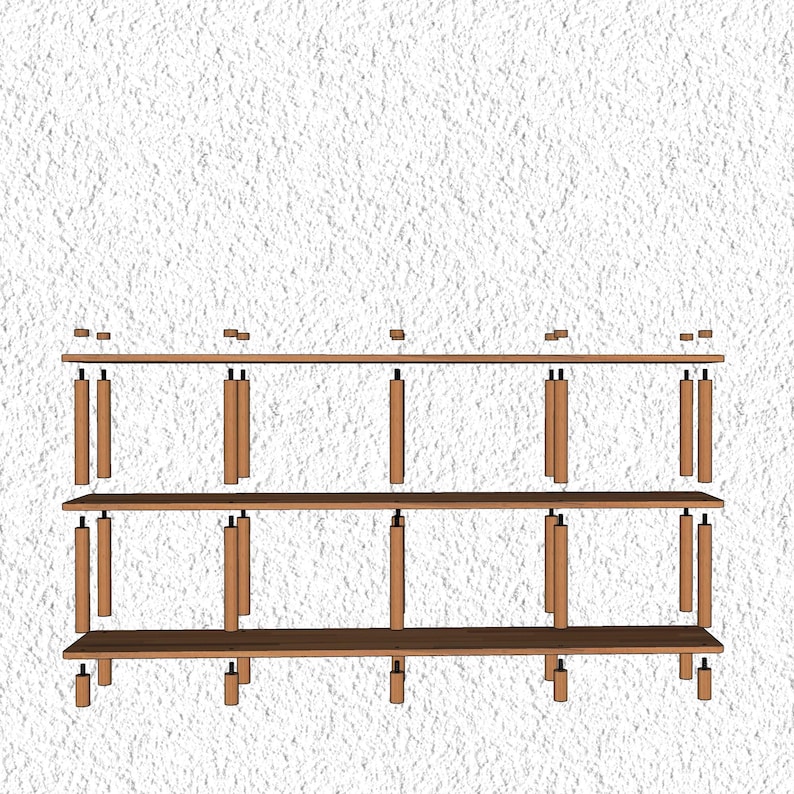 Handmade Beech Wood Media Console: Minimalist TV Stand Bookcase image 18