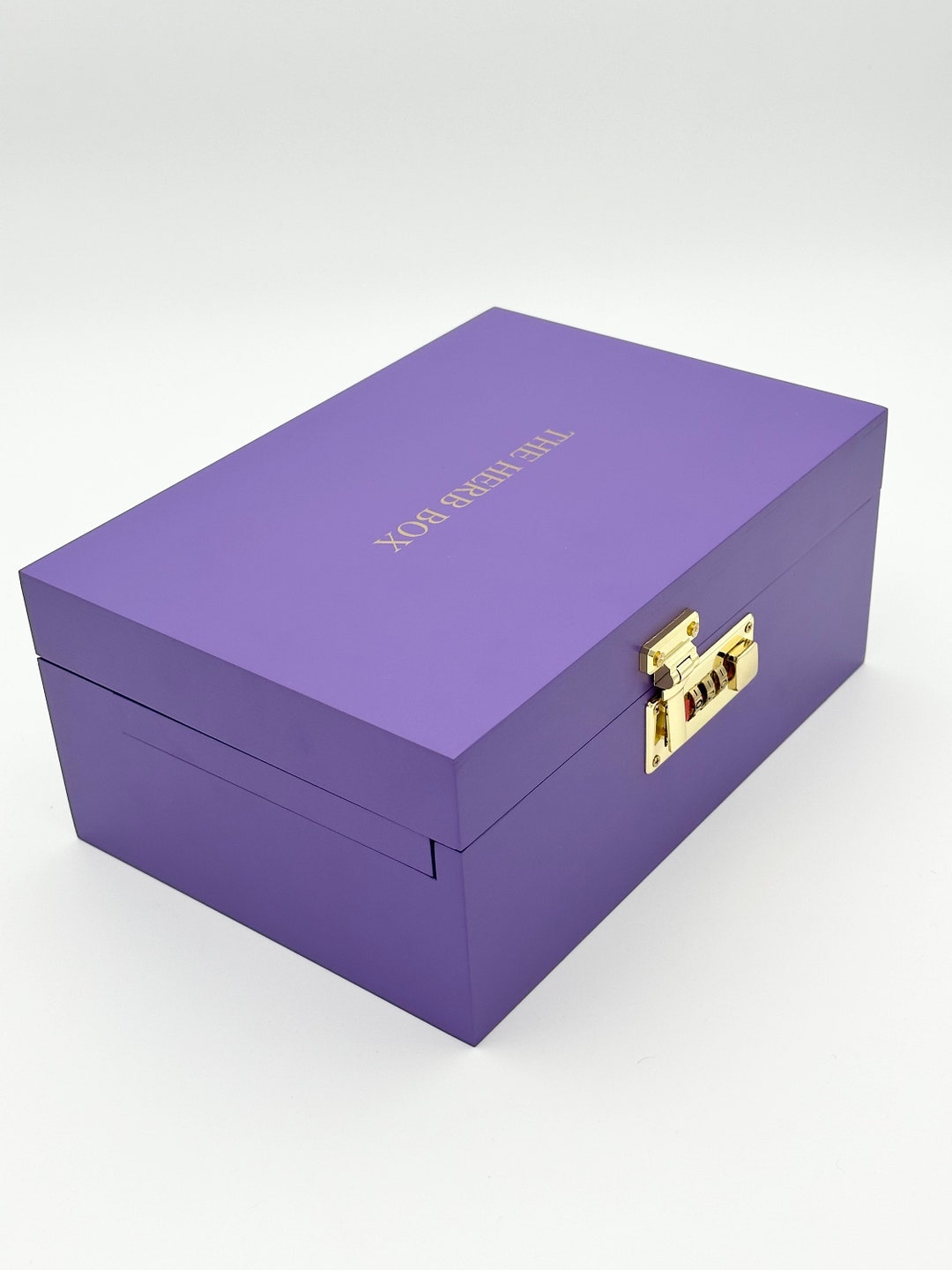 Wood Stash Boxes With Accessories and Rolling and Sliding Tray, Smoking