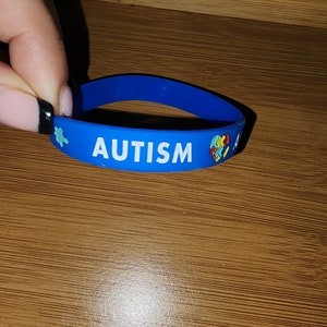 Autism rubber bracelet