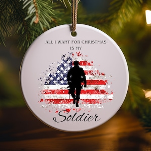 Army Ornament, Army Wife Gift, Army Mom Gift, Military Christmas Gift, Christmas Gifts for Family, Military Family, Army Family