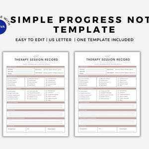 therapy template, clinical note, mental health,