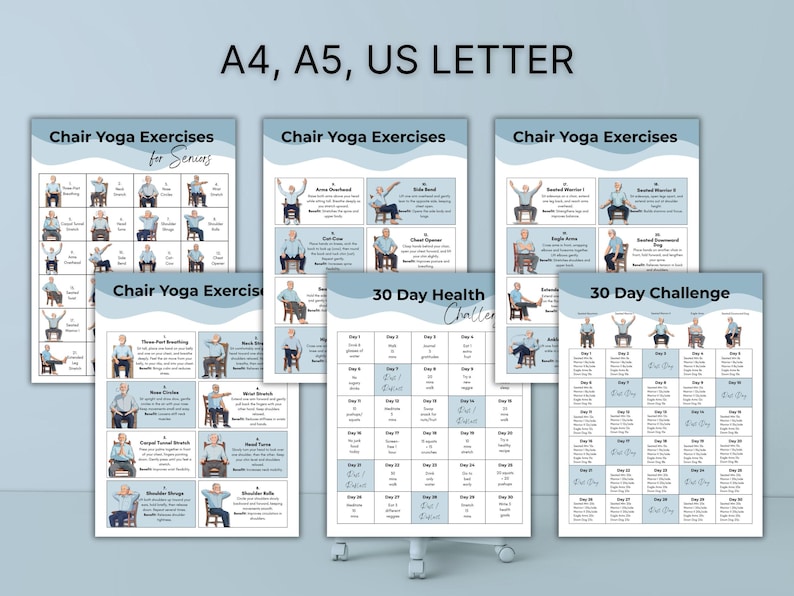 Gentle seated yoga exercises for seniors home fitness