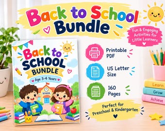 All About Me Worksheet | Back to School Activity | First Day Icebreaker | Preschool Kindergarten Printable | Student Keepsake PDF