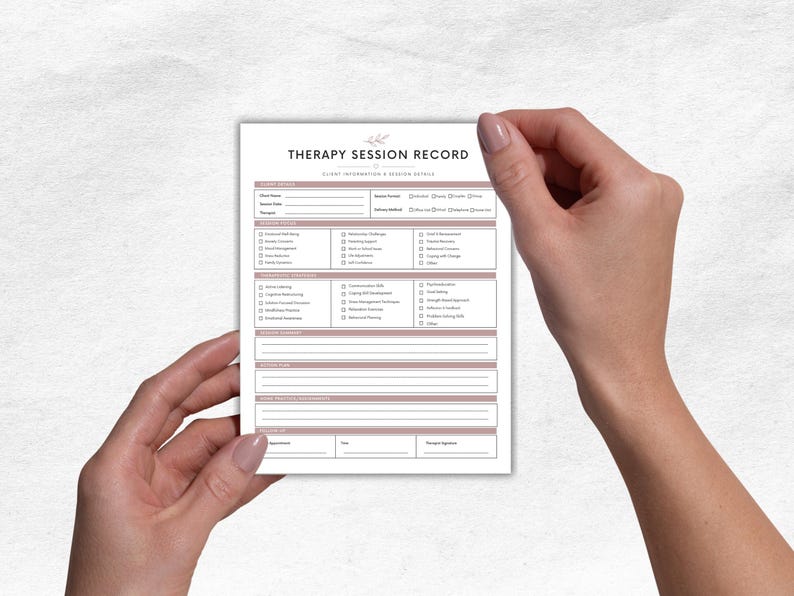 Social worker progress note template