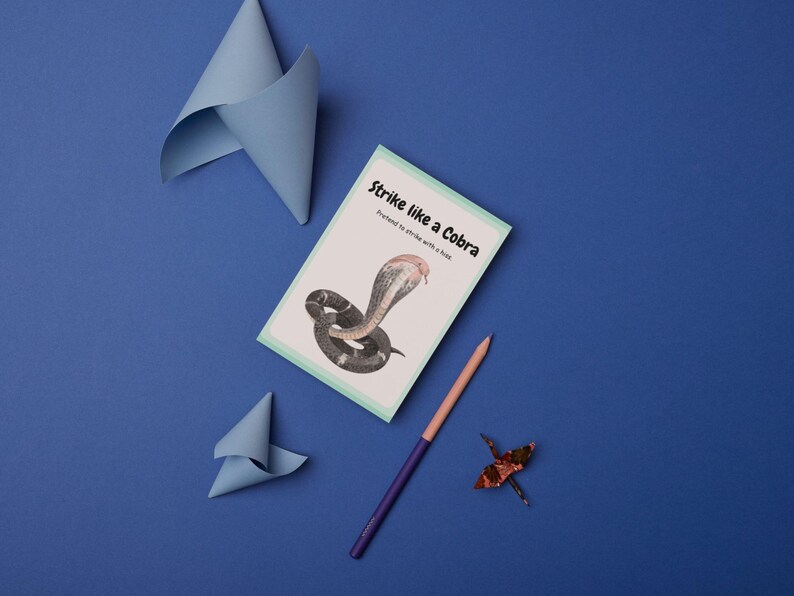40 colorful animal movement flashcards for toddlers and preschoolers, available in multiple printable formats.
