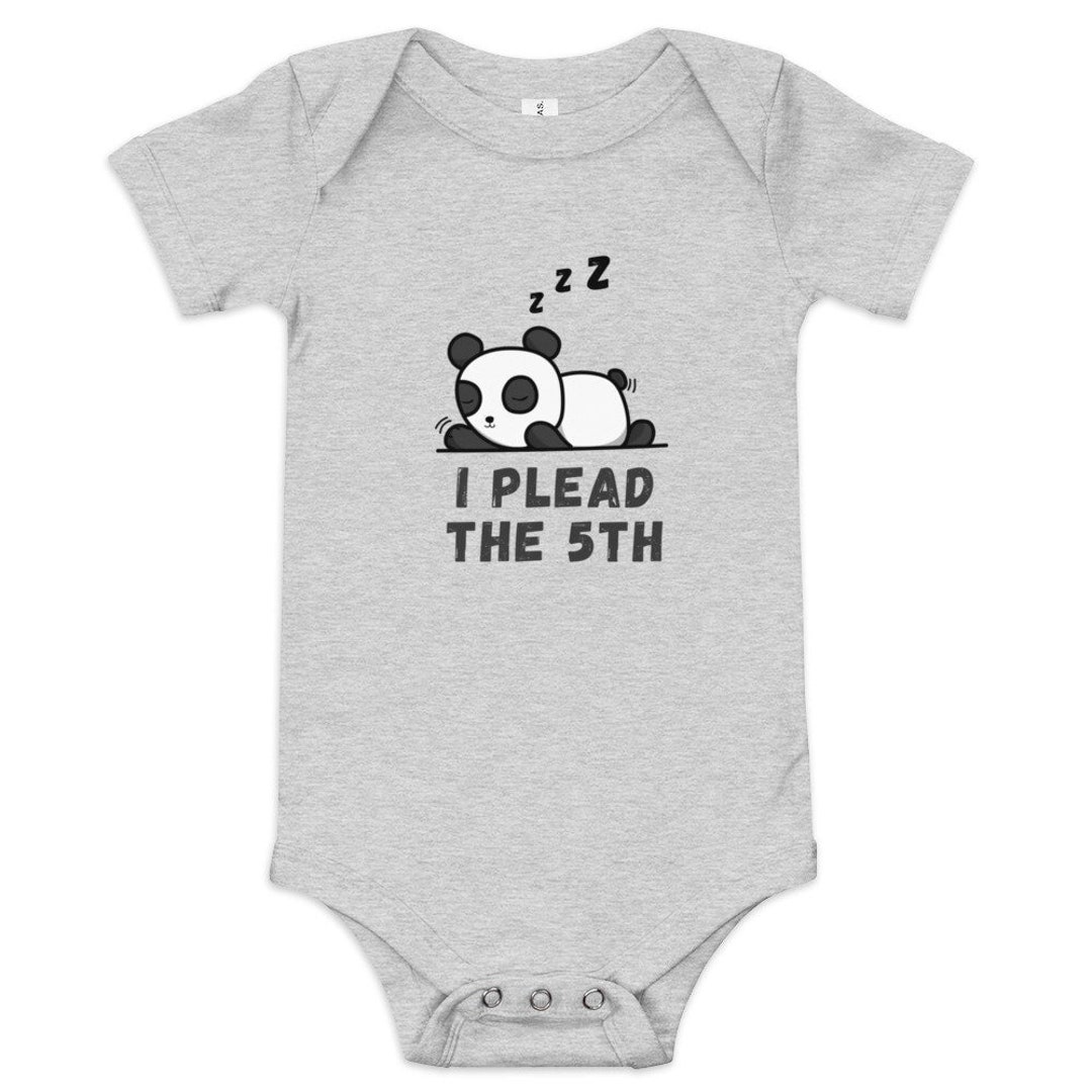 I PLEAD THE 5TH Baby Bodysuit Funny Baby Bodysuit for Lawyer Baby