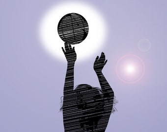 Plakat z motywem koszykówki na wózkach inwalidzkich – Plakat z lekkoatletką – Abstrakcyjny wydruk sportowy – Dekoracja do pokoju nastolatki – Grafika akcji bez ramki – v03