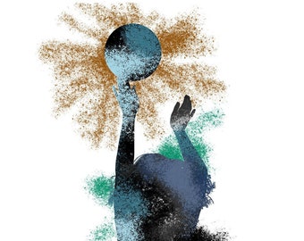 Plakat z motywem koszykówki na wózkach inwalidzkich – Plakat z lekkoatletką – Abstrakcyjny wydruk sportowy – Dekoracja do pokoju nastolatki – Grafika akcji bez ramki – v02