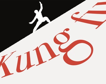 Plakat ścienny Kung Fu – męskie sztuki walki – dekoracja pokoju nastolatka – abstrakcyjny wydruk akcji – nieoprawione dzieło sztuki wojownika – v07