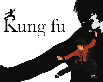 Plakat ścienny Kung Fu – męskie sztuki walki – dekoracja pokoju nastolatka – abstrakcyjny wydruk akcji – nieoprawione dzieło sztuki wojownika – wersja 10