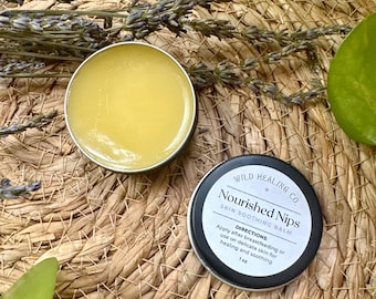 Capezzoli Nutriti / Balsamo Naturale per l'Allattamento / Unguento Multiuso / Senza Lanolina