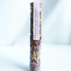 Floral Facial Steam | Herbal Steam Tube | Relaxing Aromatherapy | All-Natural Skincare