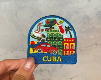 Travel Embroidery Patch - Iron On, Sew On