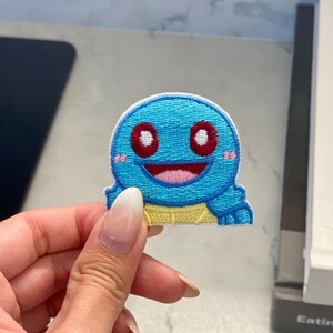 Parche bordado de Pokémon Squirtle - Termoadhesivo