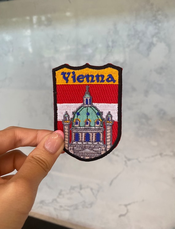 Vienna Austria Travel Embroidery Patch - Iron On, Sew On