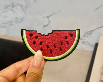 Borduurpatch watermeloen - opstrijkbaar
