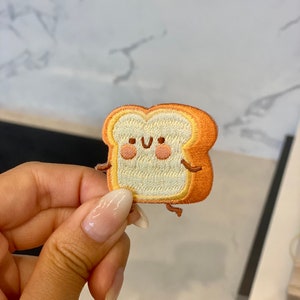 Frühstück/Toast Aufnäher zum Aufbügeln