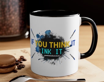 Mug Water Soda Occasional Drinking Relaxation Me Time Day Off Teacher Janitor Accent Coffee Mug, 11oz If You Think It