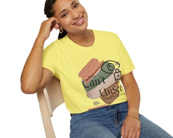 You Can't Eye Lock Design Fashionable Unisex Softstyle Crew Neck Cotton Versatile Short Sleeve T-Shirt