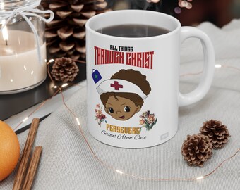 All Things Through Christ Ceramic Mug 11oz