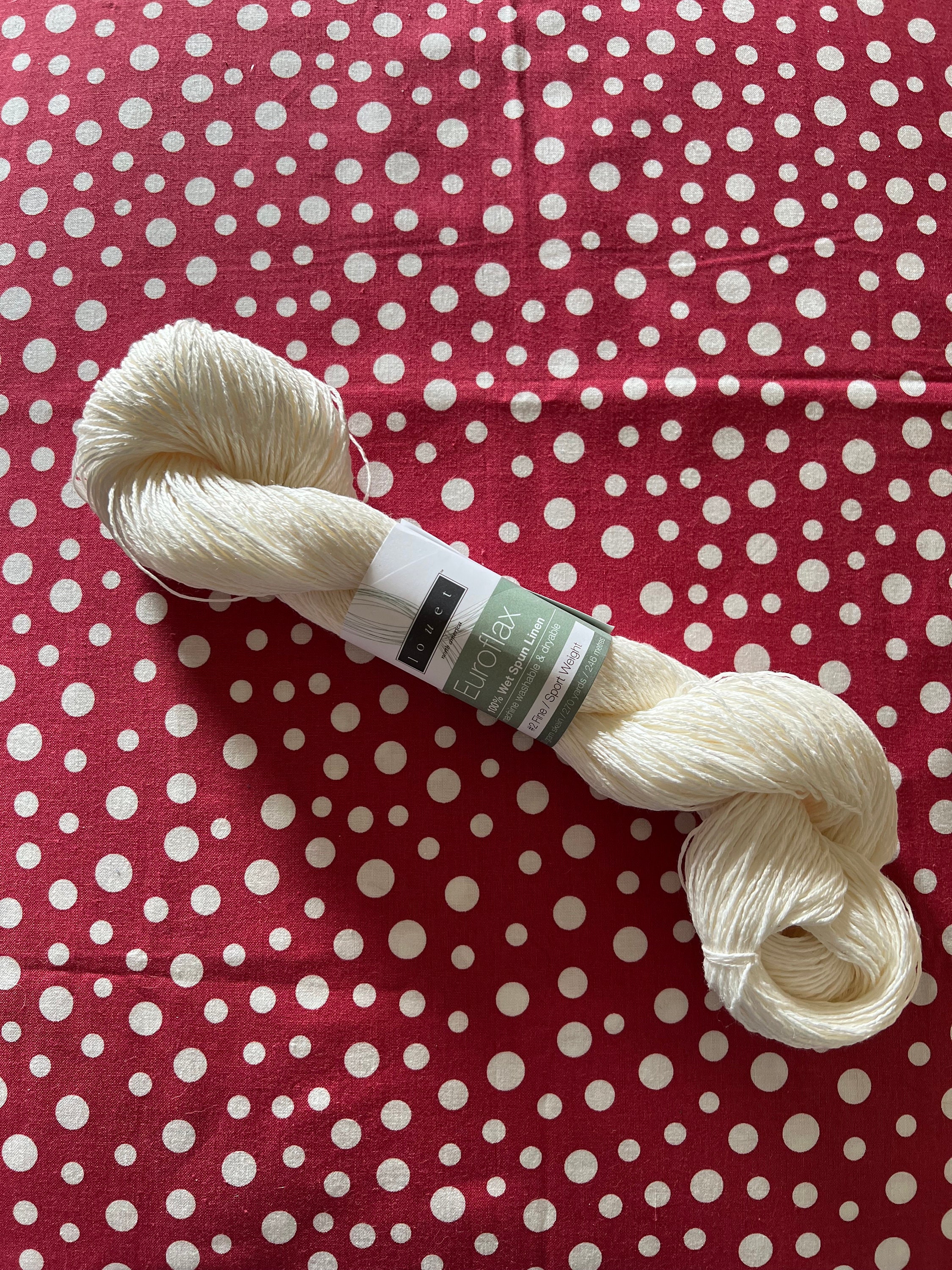 Wet Spun Linen Yarn Soft & Durable Brick Red Spinning and Weaving SU –  The Spinnery Store