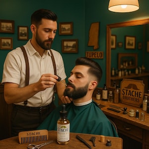 Natural Beard Oil | Beard Growth Oil | Hydrating Beard Conditioner | Handmade Beard Care | Beard Softener for Men