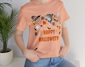 t-shirt Halloween, Halloween t-shirt women, Halloween t-shirt men, Halloween fall t-shirt, Happy Halloween T-Shirt,  Halloween Party Shirt,